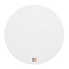 White Mouse Pad: Round & Rectangle Shapes